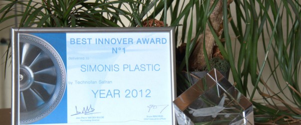 Simonis Plastic Receives the Best Innover Award 2012